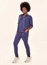 Load image into Gallery viewer, Image 03: Uv Line Shirtdress Shirt Copa Navy Blue Upf50+
