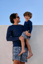 Load image into Gallery viewer, Image 07: Men's Board Shorts — Blue Tie-Dye, UPF50+
