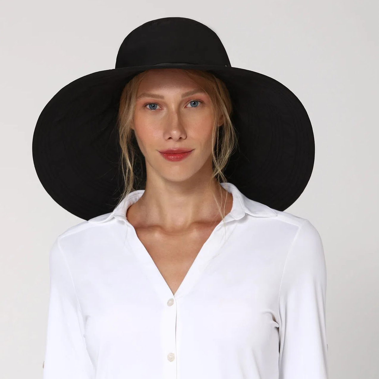 Beverly Hills Hat Black UPF50+