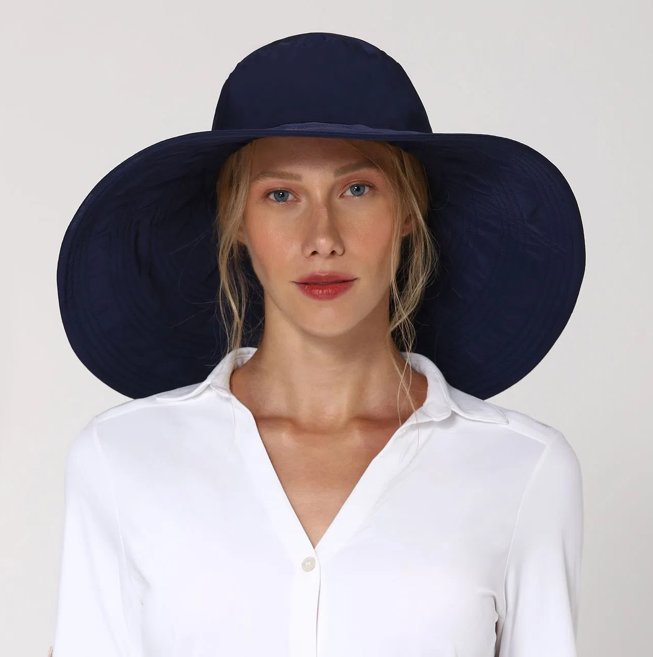 Beverly Hills Hat Navy UPF50+