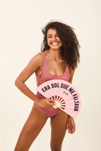 Load image into Gallery viewer, Shine One-Piece Swimwear - Mauve - UPF50+
