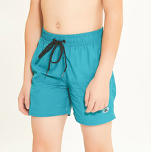 Load image into Gallery viewer, Image 03: Uv Line Boy's Swimwear Short Aqua Lucca Petroleo Upf50+

