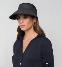 Load image into Gallery viewer, Model Front: Uv Line Visor Maresias Preto
