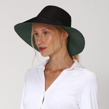 Load image into Gallery viewer, Image 02: Uv Line Floppy Hat San Diego Preto Verde Upf50+
