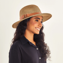 Load image into Gallery viewer, Image 05: Uv Line Fedora Hat Hat Giovana Imp Fem Mescla Upf50+
