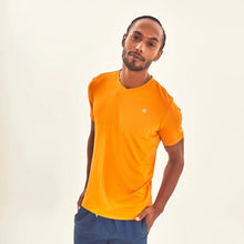 Load image into Gallery viewer, Long Sleeve Rash Guard Sport Fit Orange UPF50+
