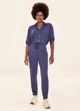 Load image into Gallery viewer, Image 04: Uv Line Beach Trousers Pants Fem Basic Navy Blue Upf50+
