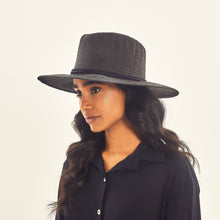 Load image into Gallery viewer, Saint Germain Floppy Hat - Black - UPF50+
