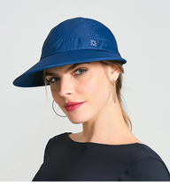 Load image into Gallery viewer, Image 04: Uv Line Caps Visor Nice Fem Navy Blue Upf50+
