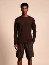 Load image into Gallery viewer, Gallery: Longsleeve New Fit Textura Masc Brown UPF50+
