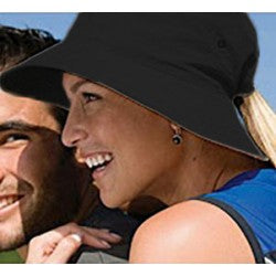 Bucket Hat California Black UPF50+