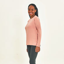 Load image into Gallery viewer, Rash guard Sport Fit Long Sleeve Rose UPF50+
