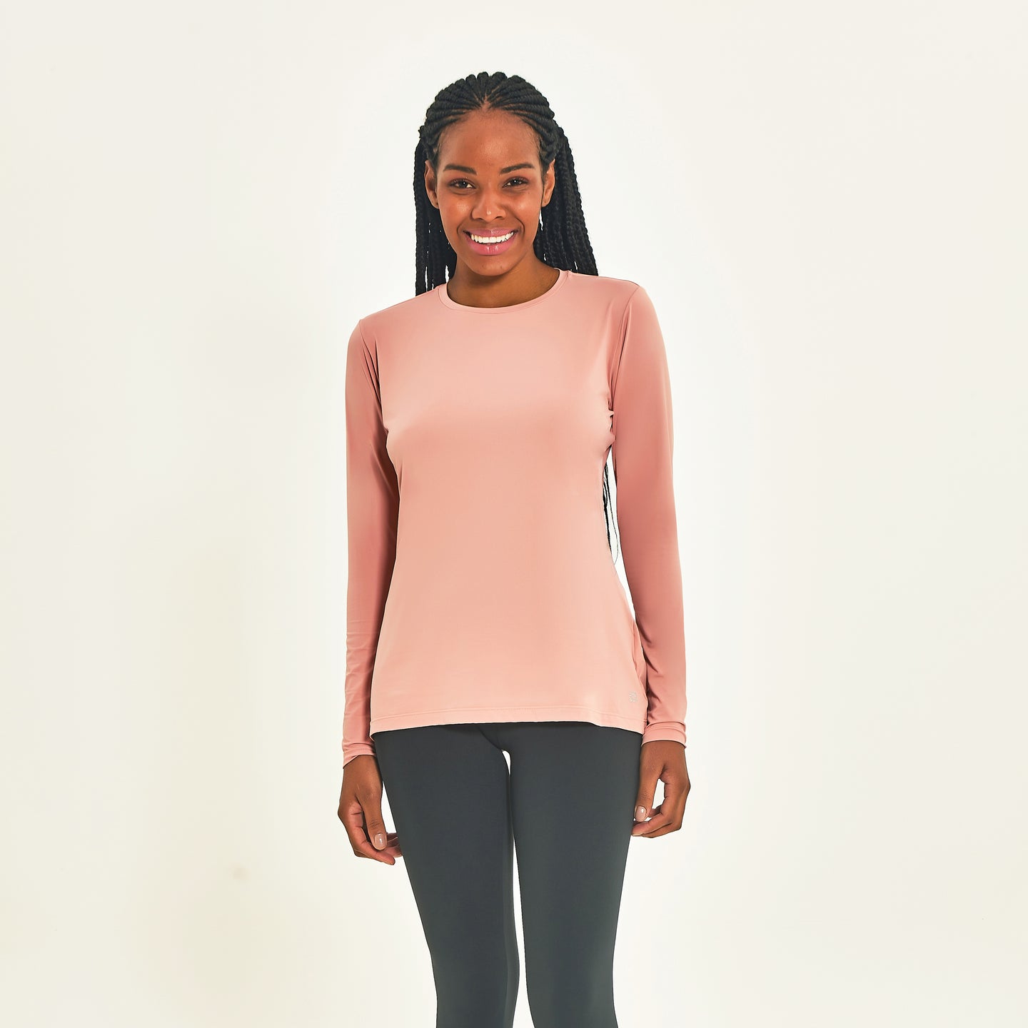 Rash guard Sport Fit Long Sleeve Rose UPF50+