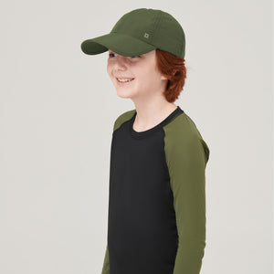 Teen Cap Colors Army Green UPF50+