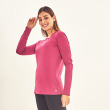 Load image into Gallery viewer, Longsleeve Sport Fit Fuchsia UPF50+
