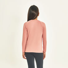 Load image into Gallery viewer, Kids Rash Guard Long Sleeve Rose UPF50+
