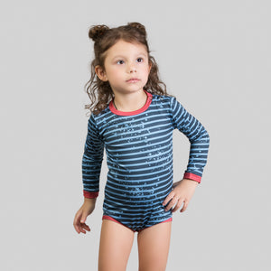 Kids Onesie Stripes UPF50+