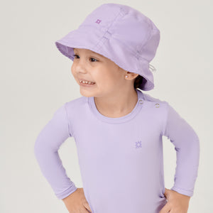 Kids Bucket Hat Napoli Lilac UPF 50+