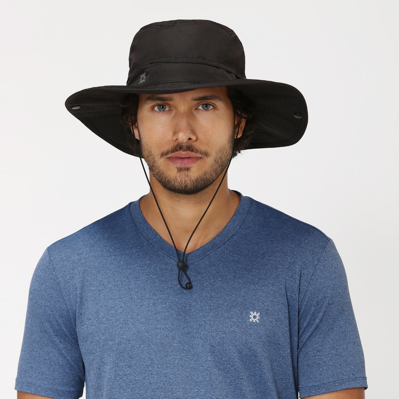 Floppy Hat Safari Black UPF50+
