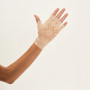 Short Gloves Chocolate UPF50+