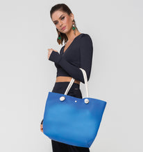 Load image into Gallery viewer, Silicone Beach Bag Blue
