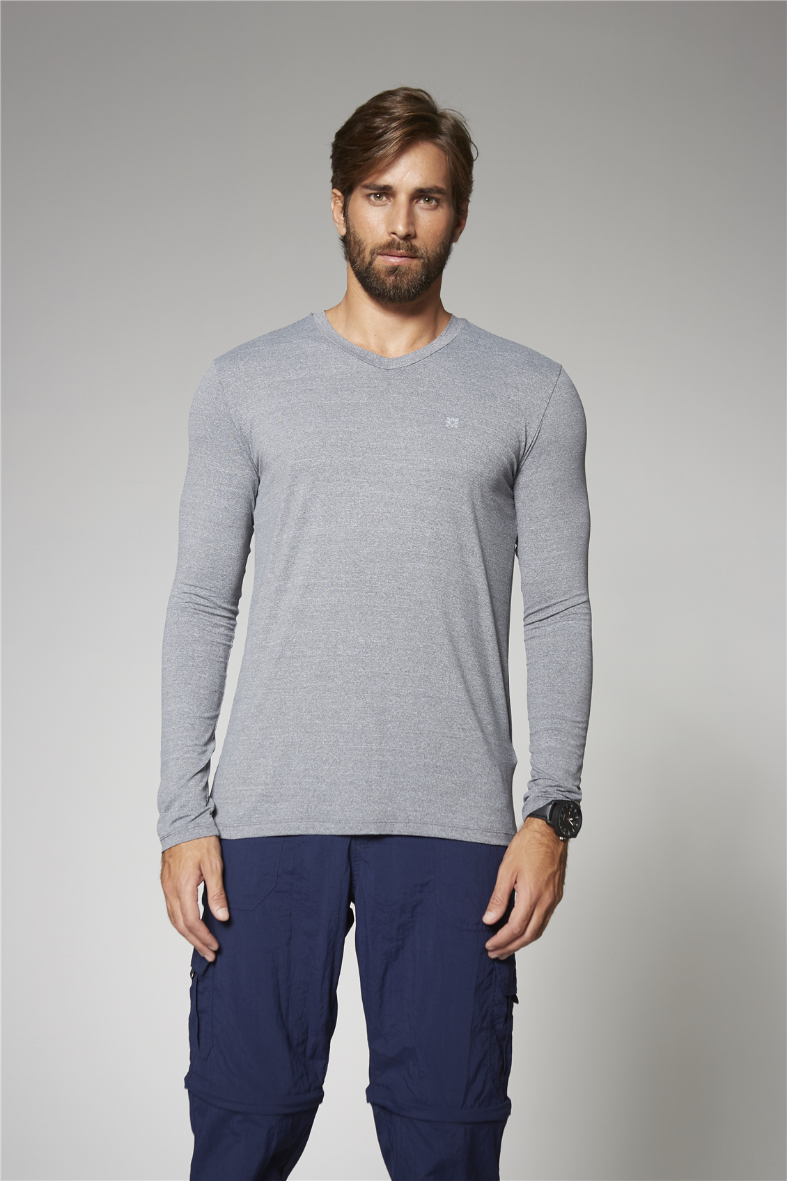 Rash guard Sport Fit UPF50+ - Gray