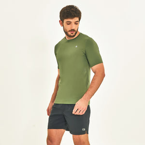 T-Shirt Sport Fit Army Green UPF50+