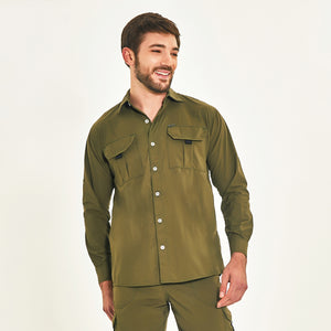 Tenerife Shirt - Army green UPF50+