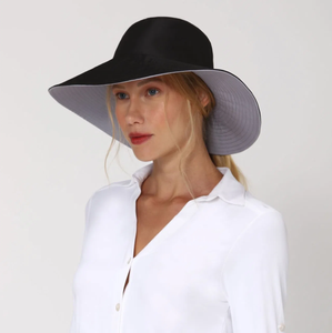 Image 04: Uv Line Floppy Hat San Diego Cinza Preto Upf50+