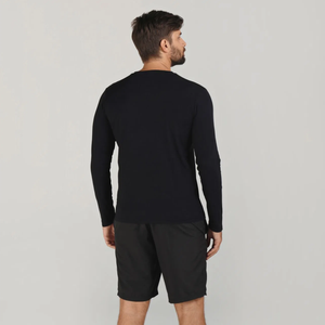 Model Back: Uv Line Fitness Top Sport Fit Ml Preto Msc