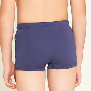 Model Back: Uv Line Boy's Swimwear Sunga Kids F Inf Marinho