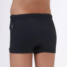Load image into Gallery viewer, Model Back: Uv Line Boy&#39;s Swimwear Sunga Kids F Inf Preto
