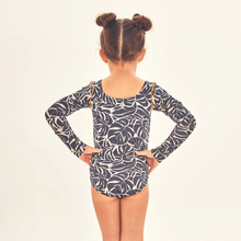 Load image into Gallery viewer, Model Back: Uv Line Girl&#39;s One-Piece Swimsuit Girl Tucano Upf50+
