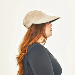 Visor Capri Colors Beige & Black UPF 50+