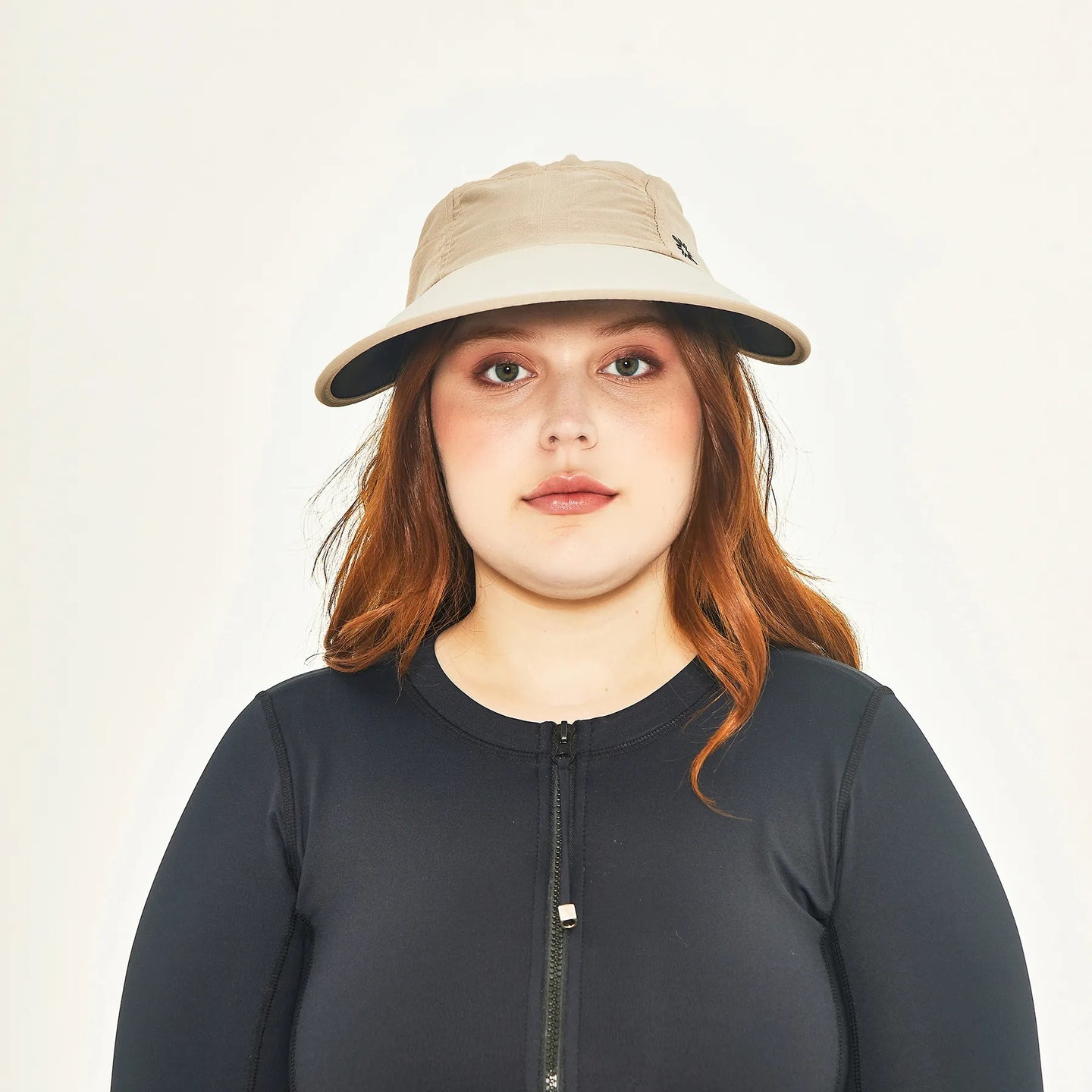 Visor Capri Colors Beige & Black UPF 50+