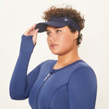 Load image into Gallery viewer, Athlete Dry Visor UPF50+ Navy
