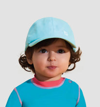 Load image into Gallery viewer, Baby Cap Turquoise UPF50+
