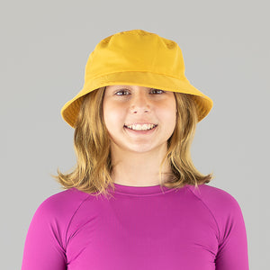 Kids Bucket Hat UPF50+ - Gold Yellow
