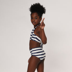 2 Piece Bikini Set Stripes Kids UPF50+
