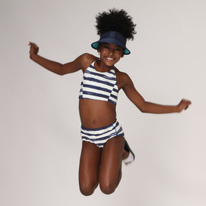 2 Piece Bikini Set Stripes Kids UPF50+