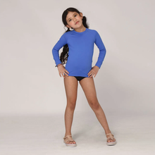 Load image into Gallery viewer, Kids Rash Guard UVPRO Long Sleeve UPF50+ - Blue
