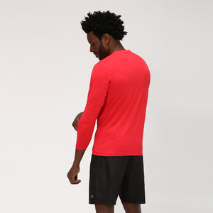 Rash Guard UVPRO Long Sleeve UPF50+ - Red