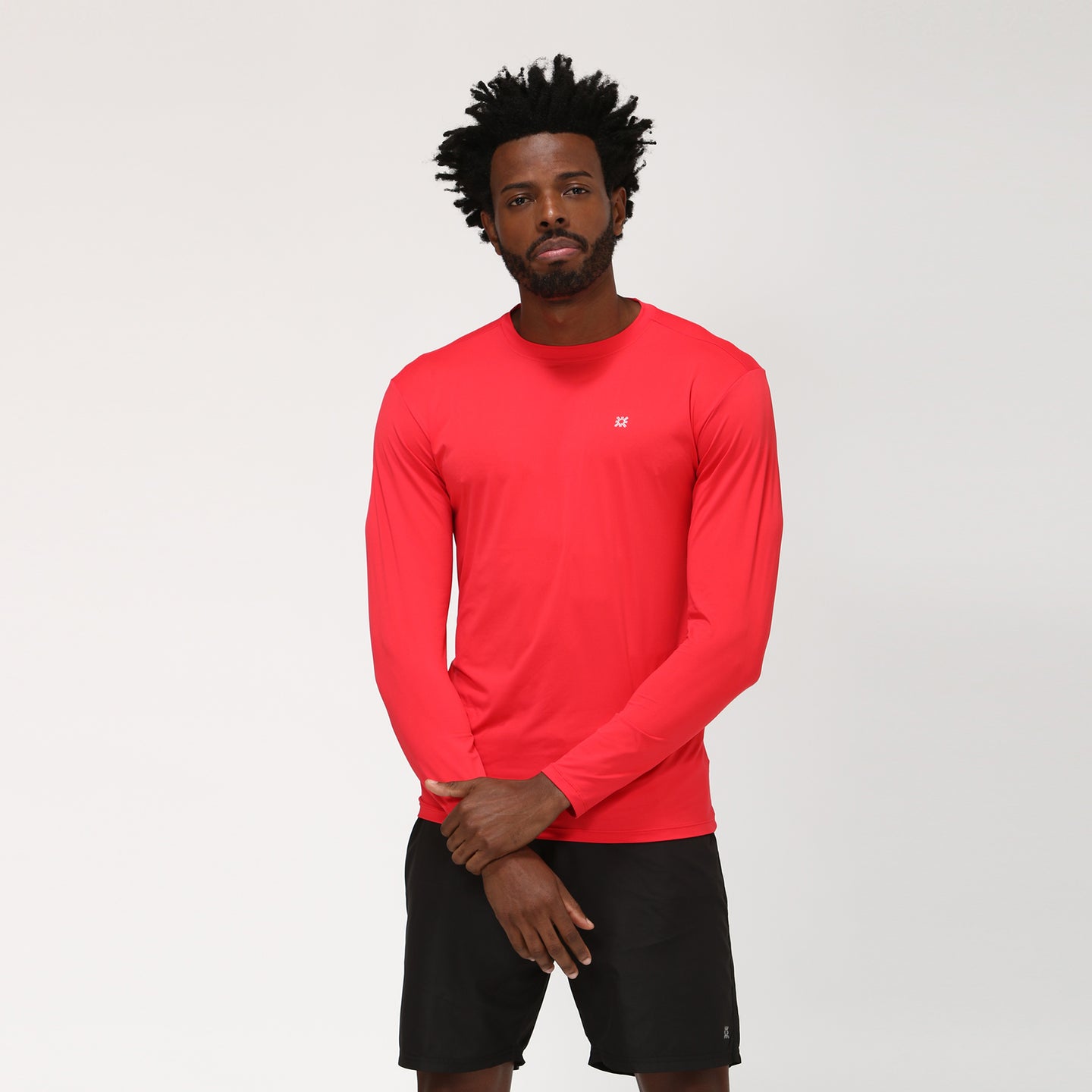 Rash Guard UVPRO Long Sleeve UPF50+ - Red