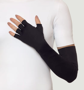 Extra Long Gloves Black UPF50+