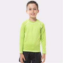Load image into Gallery viewer, Kids Rash Guard Long Sleeve Lemon UPF50+

