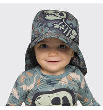 Load image into Gallery viewer, Baby/Toddler Legionnaire Cap Dino UPF50+
