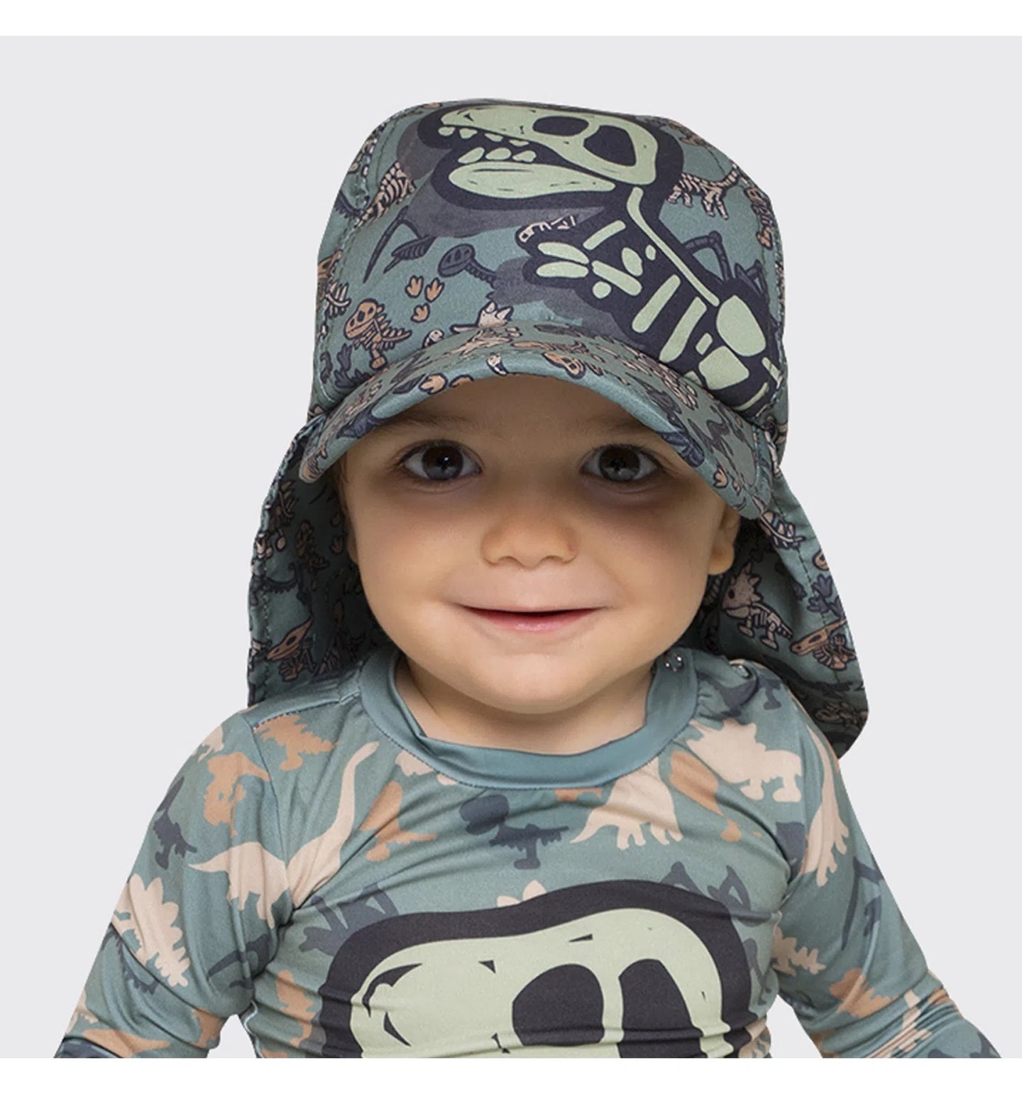 Baby/Toddler Legionnaire Cap Dino UPF50+