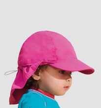 Load image into Gallery viewer, Kids Legionnaire Cap Pink UPF50+
