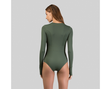 Load image into Gallery viewer, Macae Swimsuit - UPF50+ - Army Green
