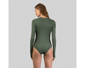 Macae Swimsuit - UPF50+ - Army Green